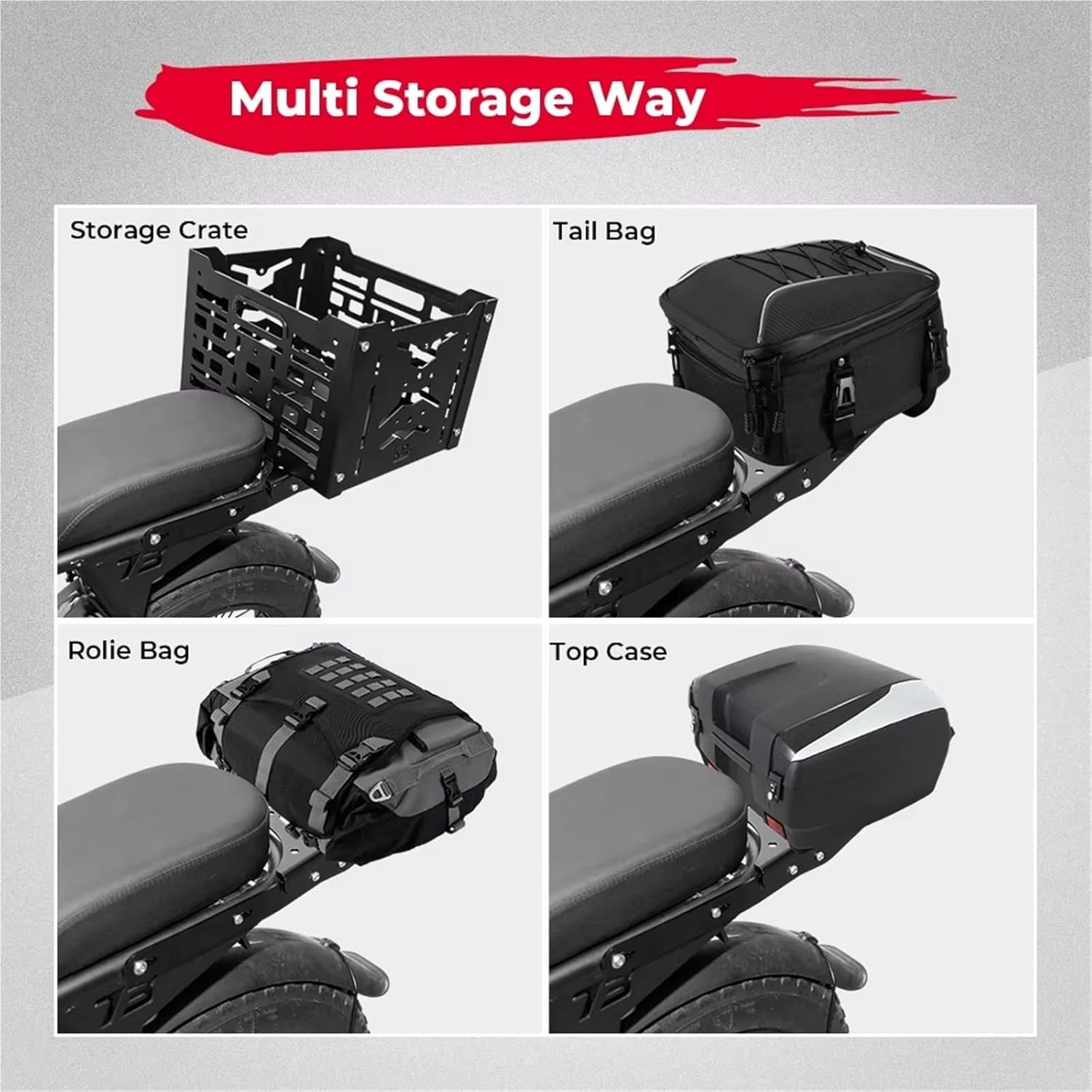 バイク用 リアキャリア スーパー 73 電動自転車リアラックアルミ自転車